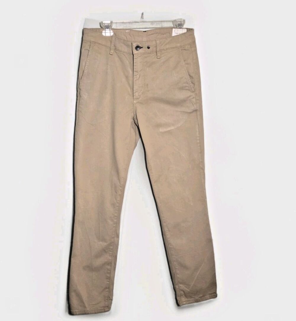 rag & bone Men's Chino Pants Sz 31 x  31 Fit 2 Slim Stretch Tan Business Casual